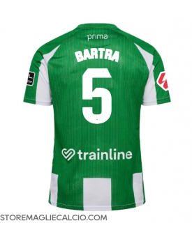 Real Betis Marc Bartra #5 Maglia Gara Casa Repliche 2025-26 Maniche Corte